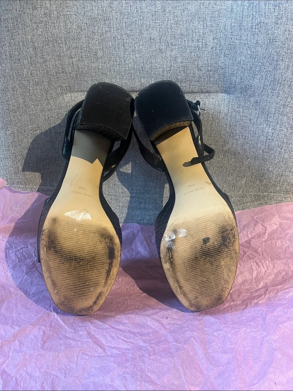Nine West Zenna3 Platform Block Heels